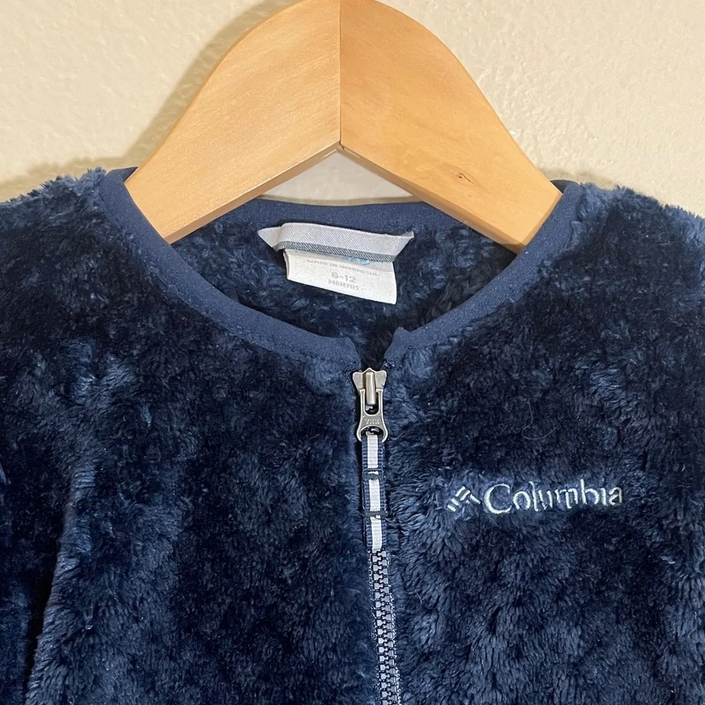 Columbia Navy Fleece Winter Outdoor One Piece Bunting